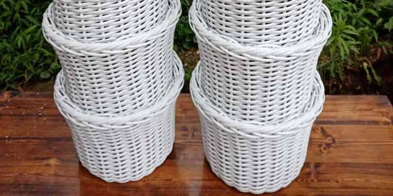 Плетеное кашпо на 20 литров | МарКо