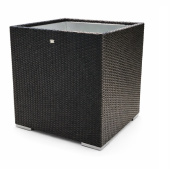 Плетёное кашпо МарКо 80×80×80 см , цвет венге