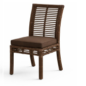 Стул Крым из трубчатого ротанга цвет тик