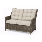 Диван плетеный Тоскана 2-х местный, цвет мореный дуб