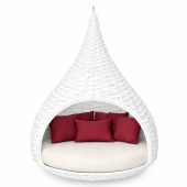 Кровать подвесная гнездо цвет белый