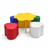 Детский комплект мебели Ромашка из искусственного ротанга