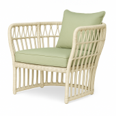 Кресло плетеное Мобика, цвет топленое молоко