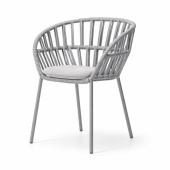 Стул плетеный Гала из роупа для кафе, ресторана, дома, кухни