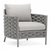 Кресло плетеное Камелия из роупа