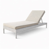 Шезлонг Пляж цвет белое дерево