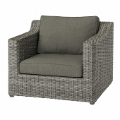 Кресло плетеное Фиджи в цвете оливковое дерево