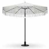 Уличный зонт Макраме 3x3 метра цвет лен