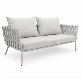 Диван плетеный Корд 2-х местный 163 см из роупа