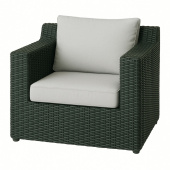 Кресло плетеное Фиджи в цвете хаки