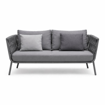 Диван плетеный Корд 2-х местный 140 см из роупа 7037