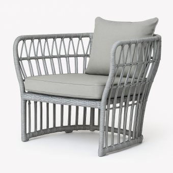 Кресло плетеное Мобика, цвет эвкалипт