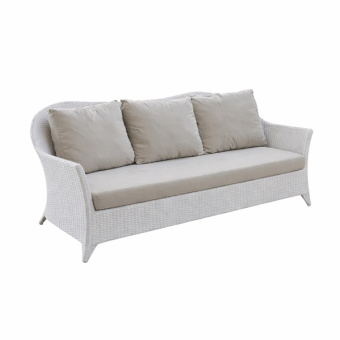 Диван плетеный Мальта 3-х местный из искусственного ротанга