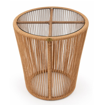 Столик кофейный Кабардинка, песочный цвет, Ø 50 см