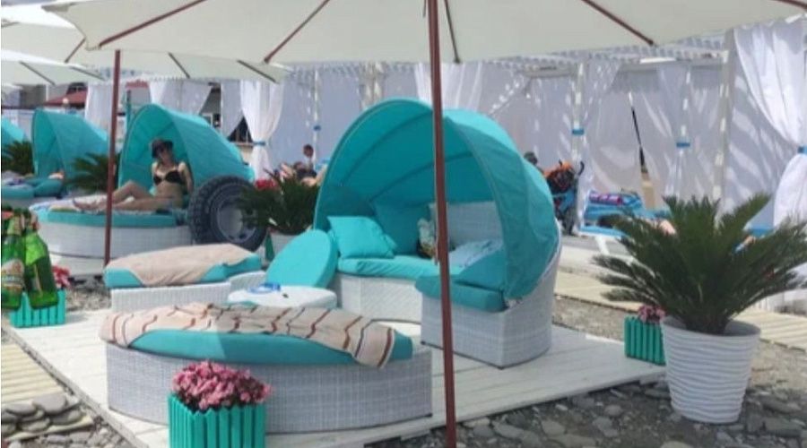 Круглые кровати из искусственного ротанга