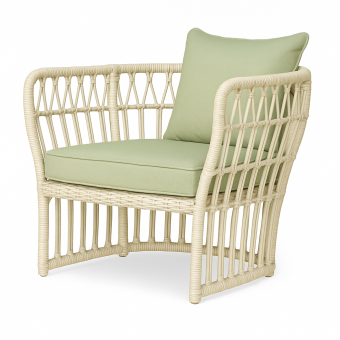 Кресло плетеное Мобика, цвет топленое молоко