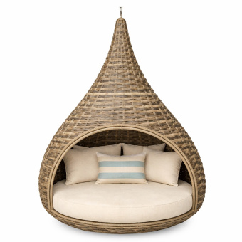 Кровать подвесная гнездо цвет тик