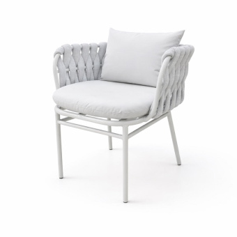 Стул плетеный Корд серый