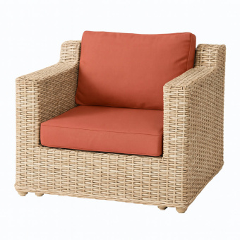 Кресло плетеное Фиджи в цвете бук