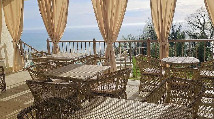 Терраса гостевого дома Флоранс в Хосте, г. Сочи