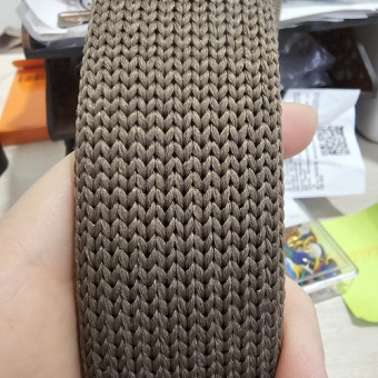 Обеденная группа из роупа с овальным столом Корд коричневый