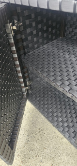 Станция официанта для ресторана (стейшен) плетеная Пассаж цвет Графит