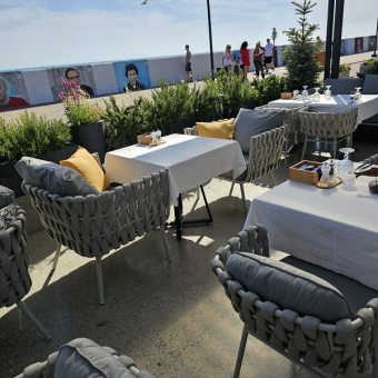 Стул плетеный Корд серый